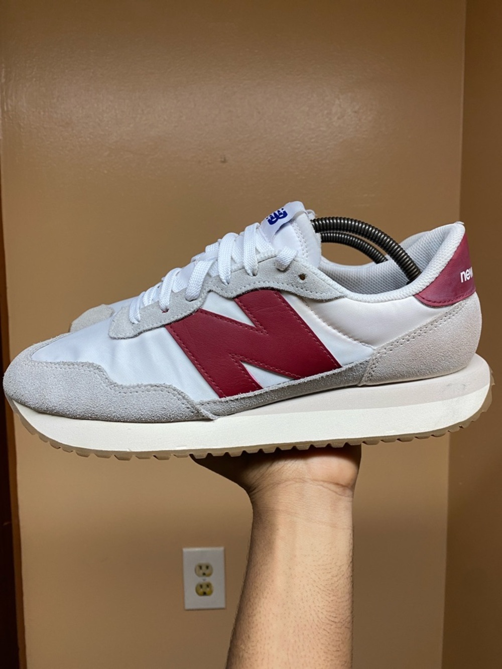New Balance 237 “Nimbus Cloud Crimson” Men’s Casual Running Sneakers Size 11 - Picture 3 of 17
